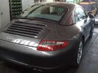 Usata Porsche 997 355 CV (261 kW) 2007 Grigio Cabrio