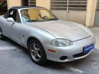 Usata Mazda MX5 110 CV (80 kW) 2003 Grigio metallizzato Cabrio
