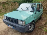 Usata Fiat Panda Young 54 CV (39 kW) 2001 Verde Berlina