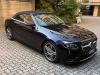 Usata Mercedes E220 Premium Plus 194 CV (142 kW) 2019 Blu/azzurro Cabrio