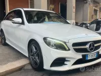 Usata Mercedes C220 Premium 194 CV (142 kW) 2019 Bianco Station wagon