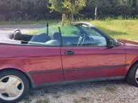 Usata Saab 900 Cabriolet 1995 Rosso Cabrio