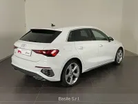 Usata Audi A3 S-Line 116 CV (85 kW) 2024 Bianco ghiaccio metallizzato Berlina