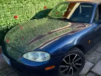 Usata Mazda MX5 110 CV (80 kW) 2002 Blu Cabrio