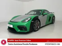 Usata Porsche 718 Cayman GT4 420 CV (308 kW) 2023 Verde Coupé