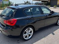 Usata BMW 120 Sport Line 190 CV (139 kW) 2015 Nero Utilitaria