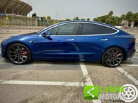 Usata Tesla Model 3 Performance 155 kW (211 CV) 2019 Blu Berlina