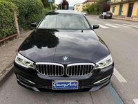 Usata BMW 525 Luxury Line 231 CV (169 kW) 2017 Blu Station wagon