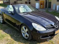 Usata Mercedes SLK200 163 CV (119 kW) 2006 Blu Cabrio