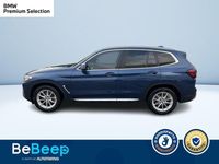 Usata BMW X3 Comfort Edition 190 CV (139 kW) 2021 Blu metallizzato SUV