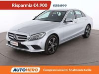 Usata Mercedes C180 122 CV (89 kW) 2019 Argento Berlina