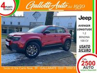 Usata Jeep Avenger Longitude 101 CV (74 kW) 2023 Rosso SUV