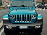 Usata Jeep Wrangler Overland 272 CV (200 kW) 2021 Blu SUV