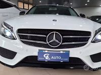 Usata Mercedes C220 AMG 170 CV (125 kW) 2016 Bianco Berlina