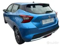 Usata Nissan Micra Acenta 71 CV (52 kW) 2017 Azzurro Utilitaria
