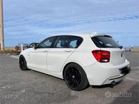 Usata BMW 118 Sport Line 194 CV (142 kW) 2015 Bianco Utilitaria