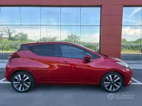 Usata Nissan Micra Tekna 90 CV (66 kW) 2019 Rosso Utilitaria