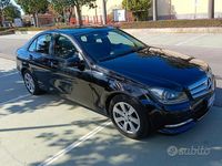 Usata Mercedes C200 136 CV (100 kW) 2011 Nero Berlina