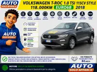 Usata VW T-Roc Style 116 CV (85 kW) 2018 Grigio SUV