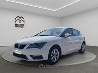 Usata Seat Leon Style 131 CV (96 kW) 2020 Bianco Berlina