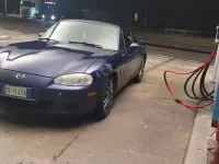 Usata Mazda MX5 132 CV (97 kW) 2003 Bluazzurro Cabrio
