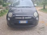 Usata Fiat 500 75 CV (55 kW) 2009 Nero Cabrio