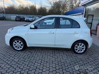 Usata Nissan Micra Tekna 80 CV (58 kW) 2015 Bianco Utilitaria