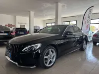 Usata Mercedes C200 AMG line 184 CV (135 kW) 2015 Black shwartz metallic Berlina