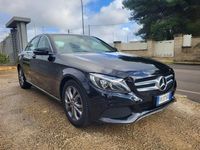 Usata Mercedes C220 Elegance 170 CV (125 kW) 2018 Nero Berlina