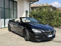 Usata BMW 640 Cabriolet 320 CV (235 kW) 2011 Nero Cabrio