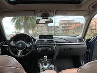 Usata BMW 320 Sport Line 190 CV (139 kW) 2016 Blu Station wagon