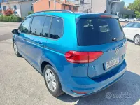 Usata VW Touran Business 150 CV (110 kW) 2023 Blu metallizzato Monovolume
