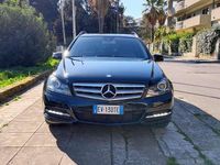 Usata Mercedes C200 Avantgarde 136 CV (100 kW) 2014 Nero Station wagon