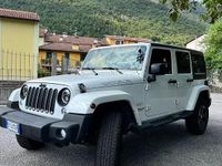 Usata Jeep Wrangler Unlimited Sahara 200 CV (147 kW) 2015 Bianco SUV
