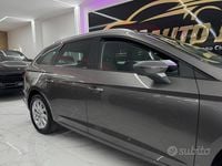 Usata Seat Leon ST Style 105 CV (77 kW) 2014 Grigio Station wagon