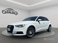 Usata Audi A3 Sport 116 CV (85 kW) 2018 Bianco Berlina