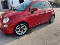Usata Fiat 500 100 CV (73 kW) 2008 Rosso Berlina