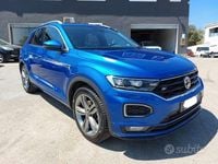Usata VW T-Roc R-line Plus 150 CV (110 kW) 2021 Blu/azzurro(met.) SUV