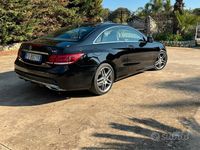 Usata Mercedes E250 AMG 170 CV (125 kW) 2015 Nero Coupé