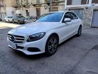 Usata Mercedes C200 Business 136 CV (100 kW) 2016 Bianco Berlina