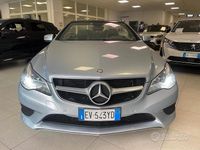 Usata Mercedes E200 Executive 184 CV (135 kW) 2014 Argento Cabrio