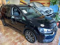 usata VW Touran 1.6 TDI 105CV DSG HIGHLINE NERO PELLE NERA TETTO NAVI C.L.17" COME NUOVO!!!