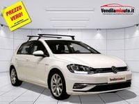 Usata VW Golf VII Highline 131 CV (96 kW) 2019 Bianco Utilitaria