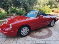Usata Alfa Romeo Spider 117 CV (86 kW) 1999 Rosso Cabrio