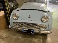 Usata Triumph TR3 90 CV (66 kW) 1959 Blu/azzurro Cabrio