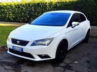 Usata Seat Leon FR 150 CV (110 kW) 2013 Bianco Coupé