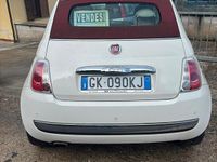 Usata Fiat 500 95 CV (69 kW) 2013 Bianco Cabrio