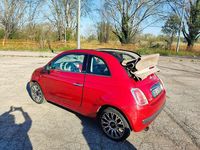 Usata Fiat 500C Lounge 69 CV (50 kW) 2009 Rosso Cabrio