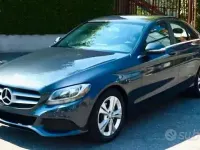 Usata Mercedes C180 Exclusive 116 CV (85 kW) 2015 Grigio Berlina
