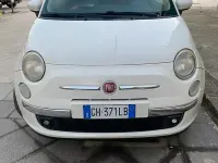 Usata Fiat 500 75 CV (55 kW) 2009 Bianco Cabrio